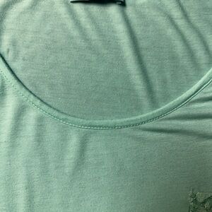 Women's Long Sleeve Teal Top